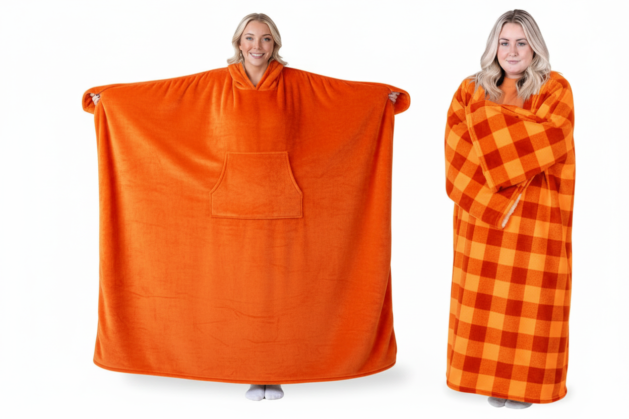 Wearable Blanket Hoodie for Women & Men