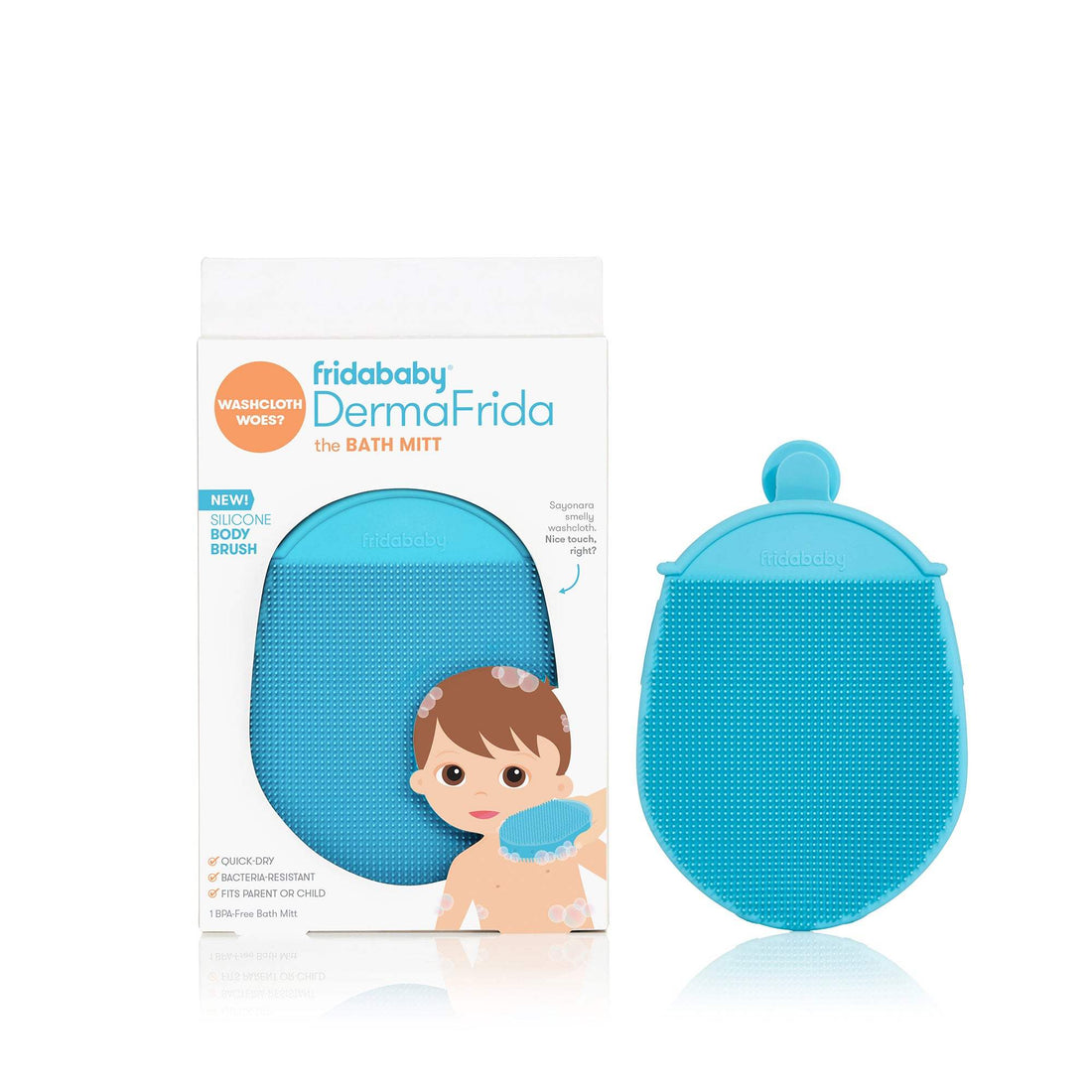 Frida Baby DermaFrida Silicone Baby Bath Mitt