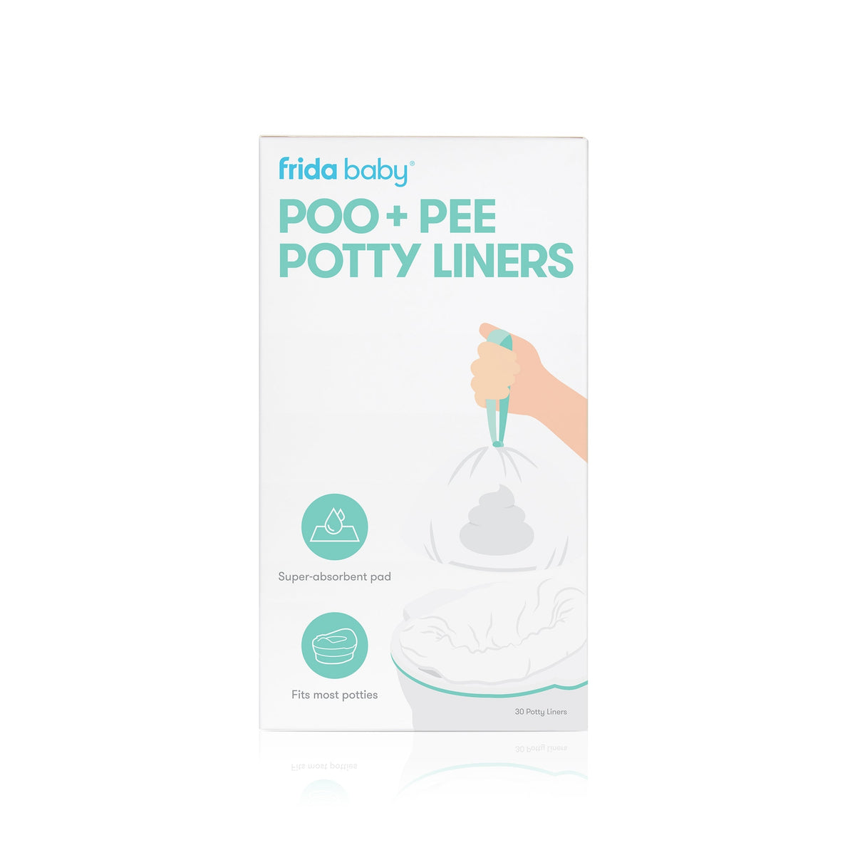 Frida Baby Poo and Pee Disposable Potty Liners, 30 Count