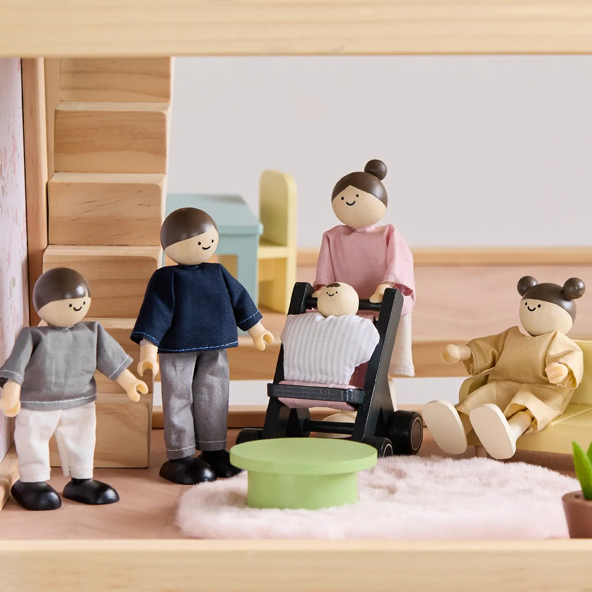Wooden Dollhouse Dolls - product image 6