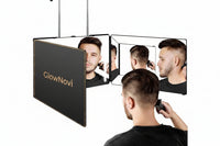 360° Self Hair Cutting Mirror with Anti-Fog HD Glass