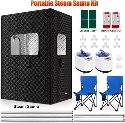 Portable 2 Person Steam Sauna Tent