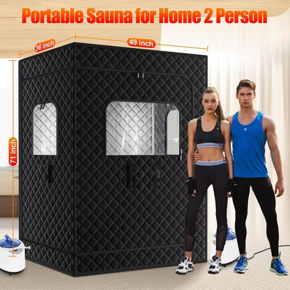 Portable 2 Person Steam Sauna Tent