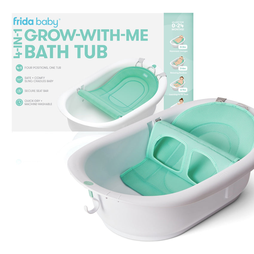 Frida Baby 4-in-1 Grow-With-Me Baby Bathtub for Newborns and Toddlers