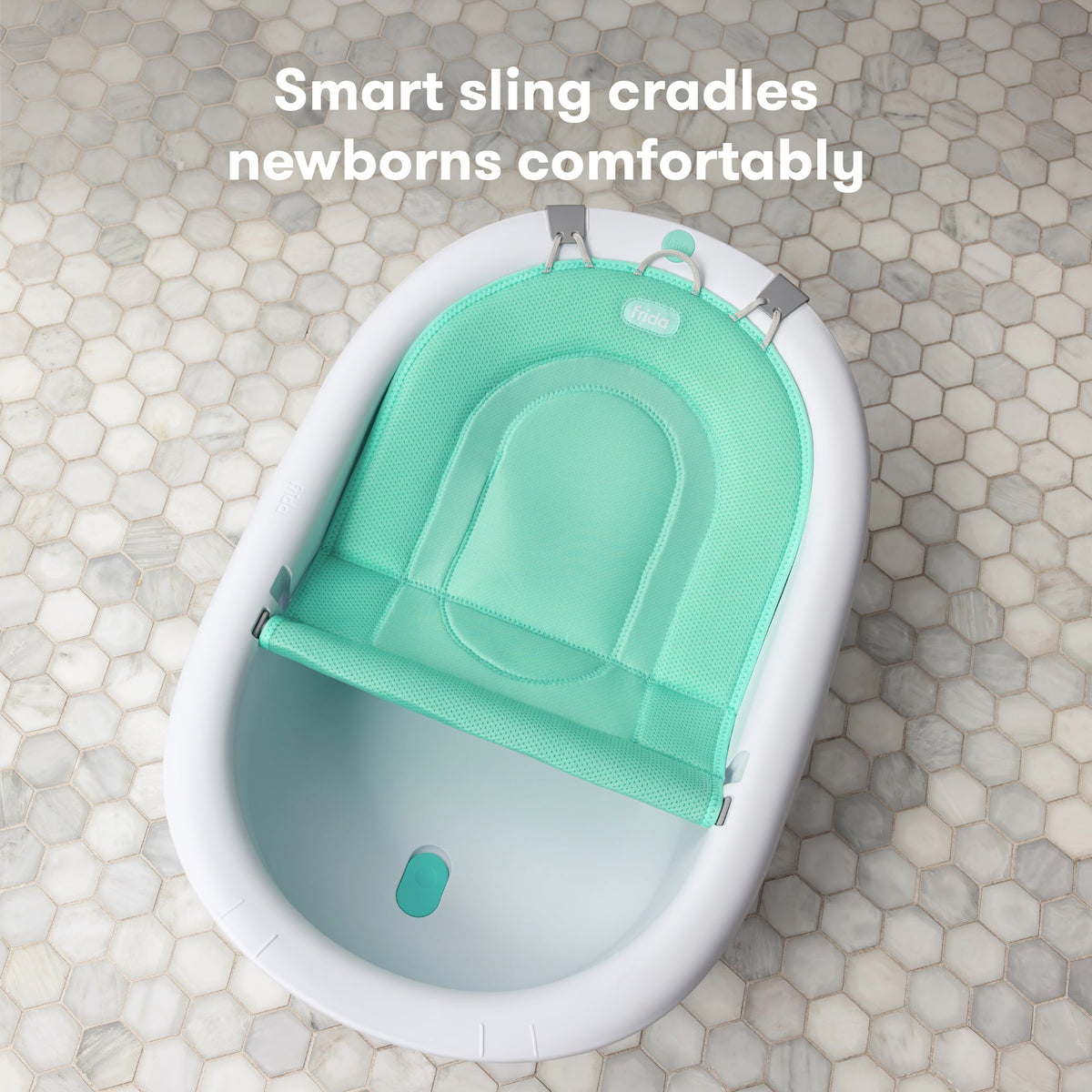 Frida Baby 4-in-1 Grow-With-Me Baby Bathtub for Newborns and Toddlers