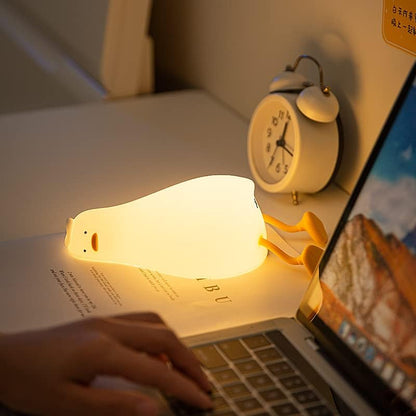 Cute LED Duck Night Light with Touch Control