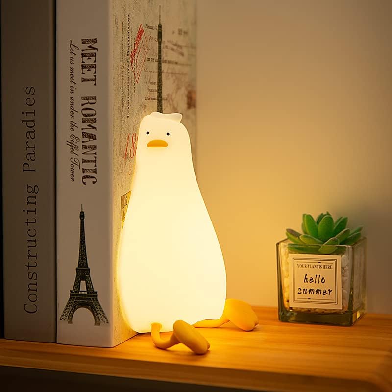 Cute LED Duck Night Light with Touch Control