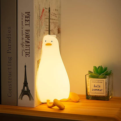Cute LED Duck Night Light with Touch Control