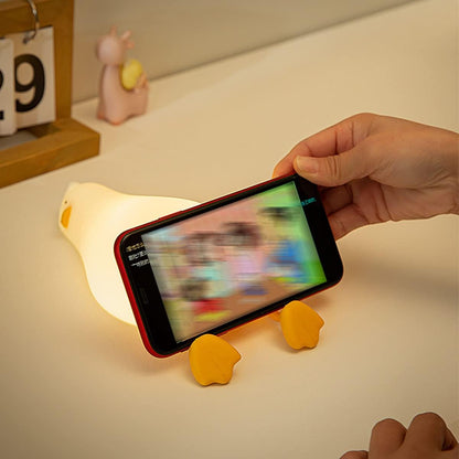 Cute LED Duck Night Light with Touch Control
