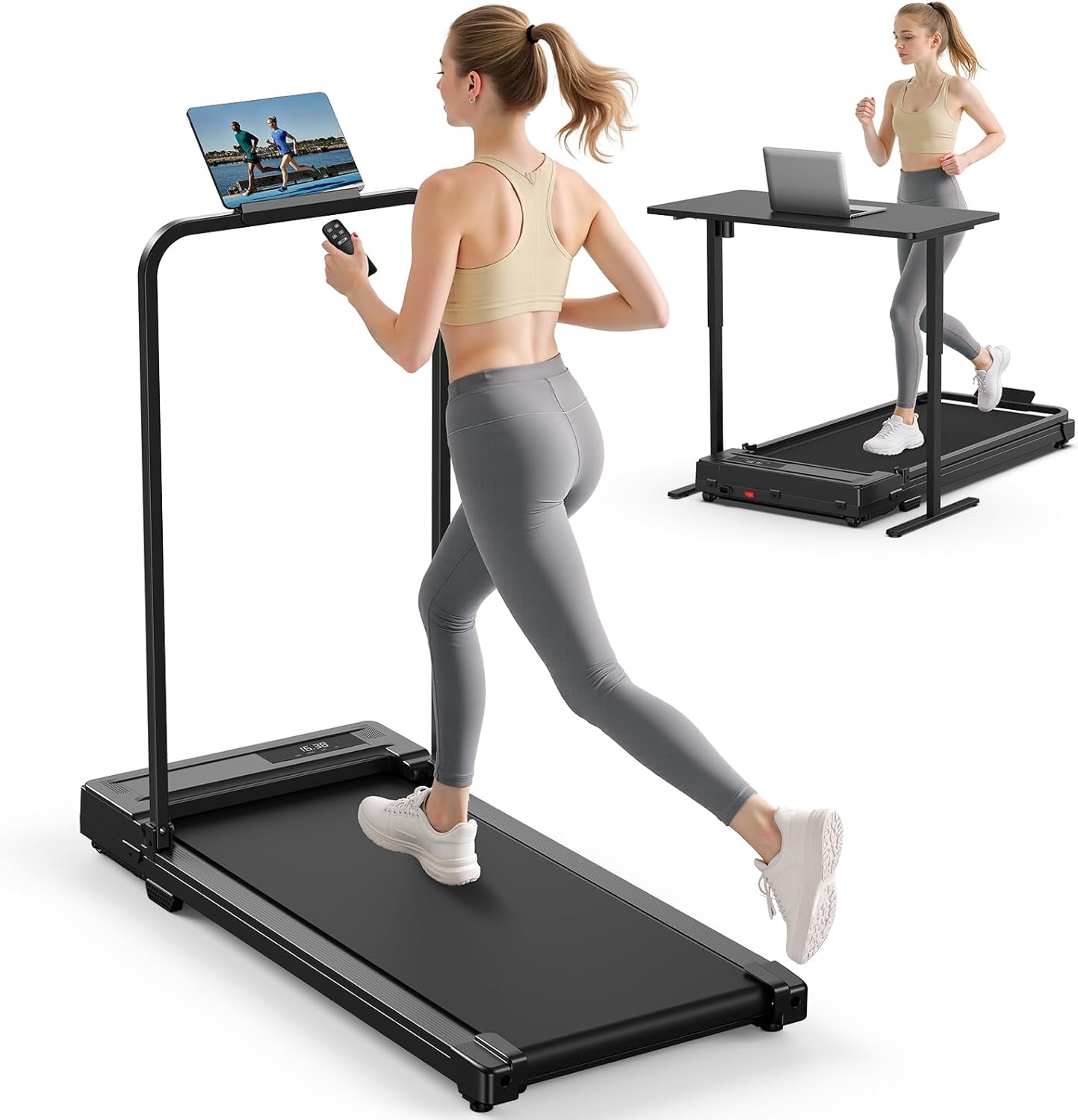 Folding Walking Pad Treadmill for Home & Office