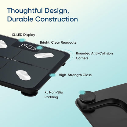 Smart Bluetooth Body Weight & BMI Digital Scale