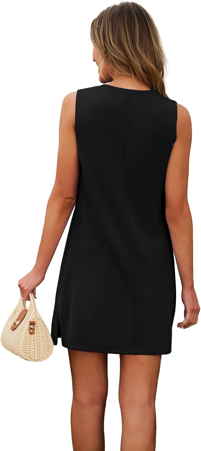 Women's Casual Sleeveless Summer Tank Sundress