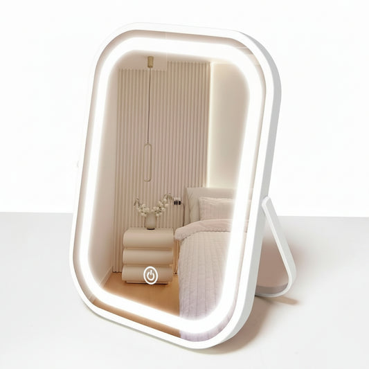 Portable LED Travel Makeup Mirror with Lights