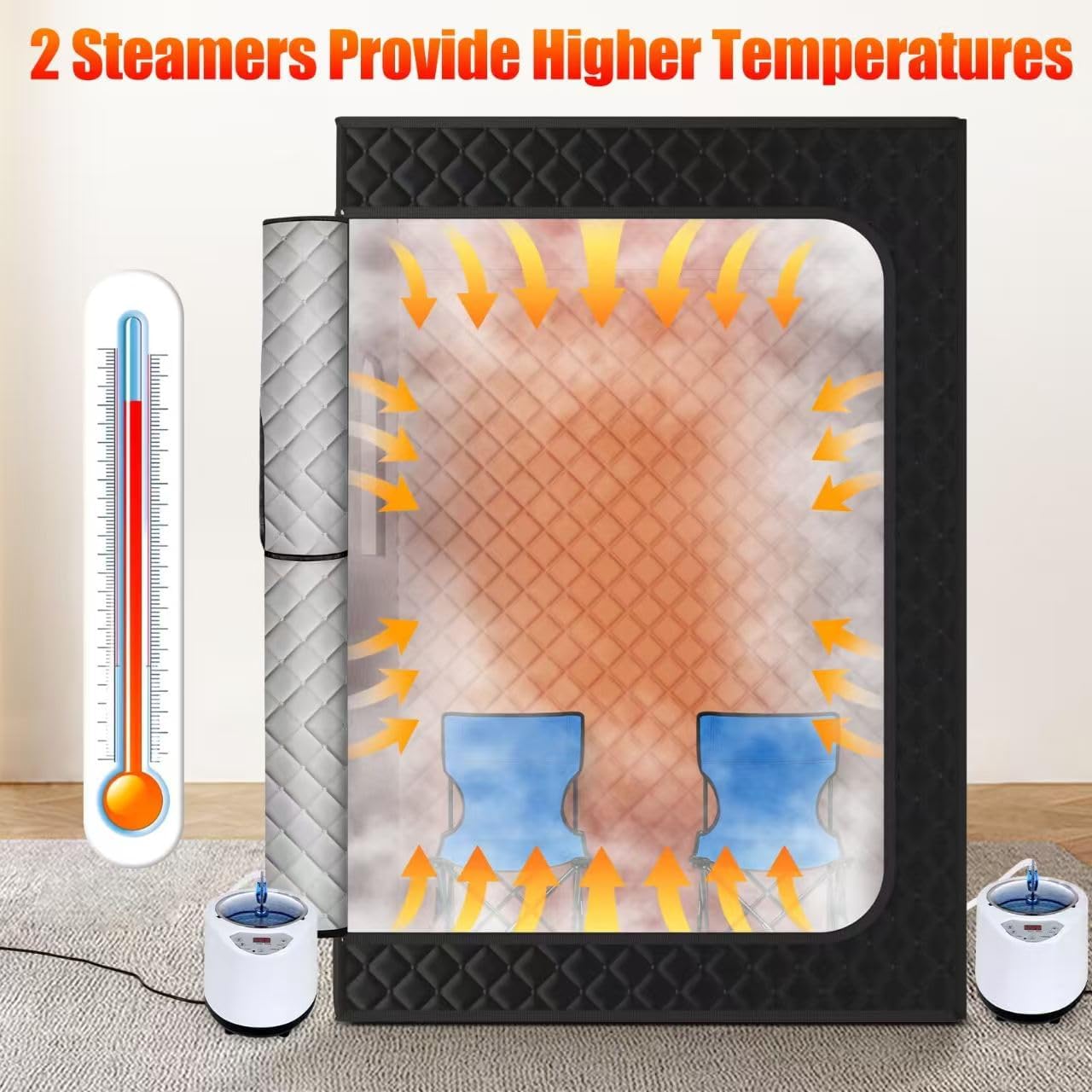 Portable 2 Person Steam Sauna Tent