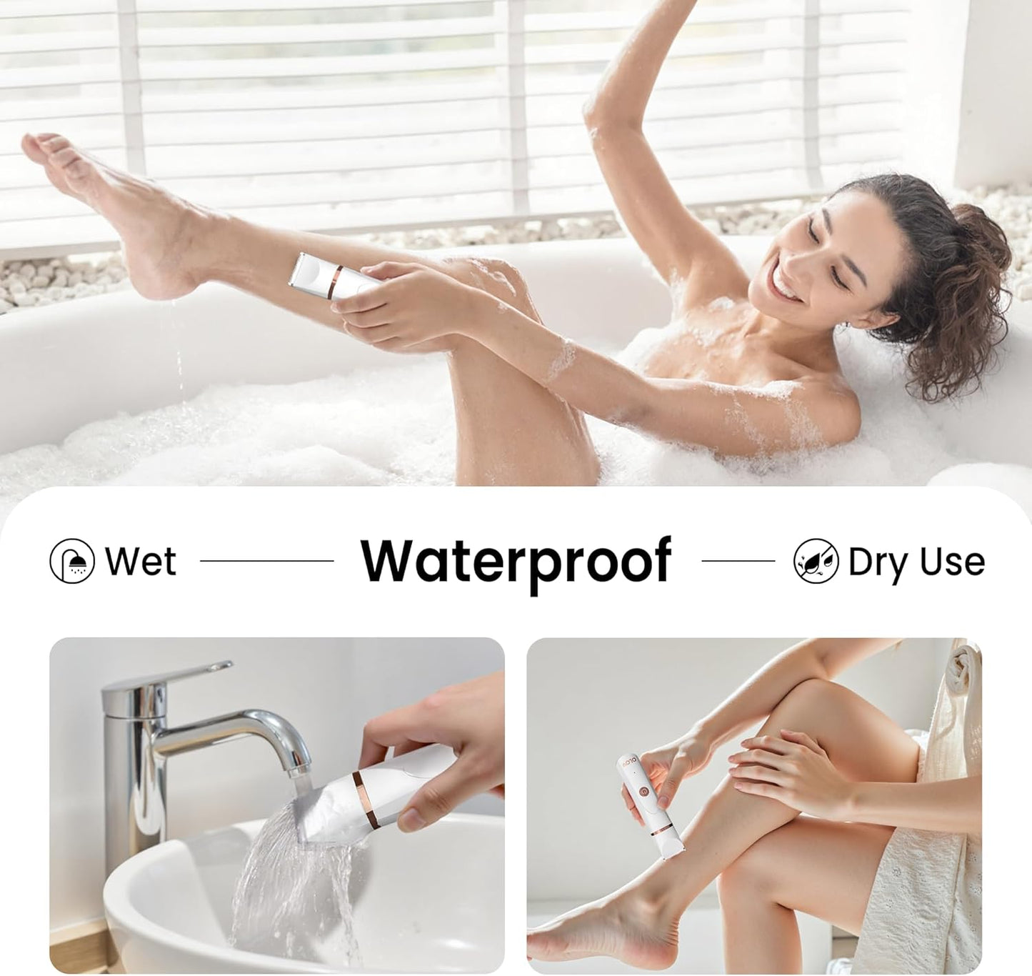 Electric Body Hair Trimmer for Men & Women