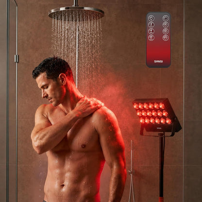Red Light Therapy Lamp for Face & Body with Adjustable Stand