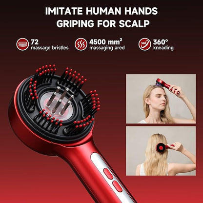 Scalp Massager 3-in-1 Electric Hair Growth + Oil Applicator