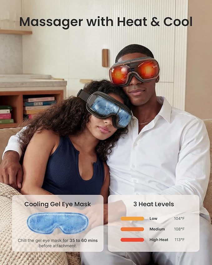 Eye Massager Hot + Cold + Voice Control Premium Women