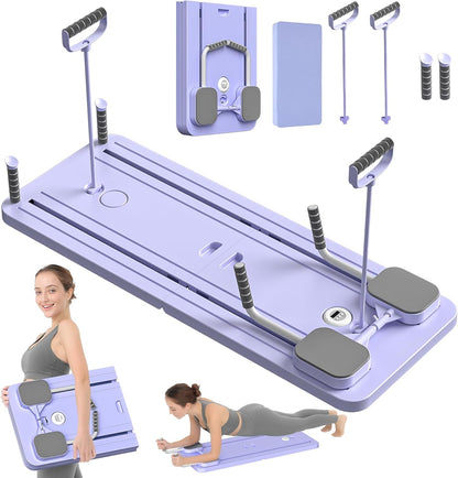 5-in-1 Foldable Pilates Reformer Board for Home