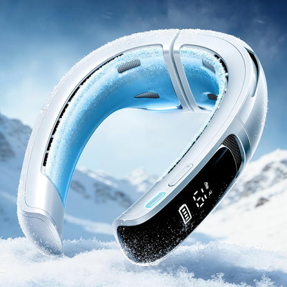 Rechargeable Neck Cooling Fan with 6000mAh Battery