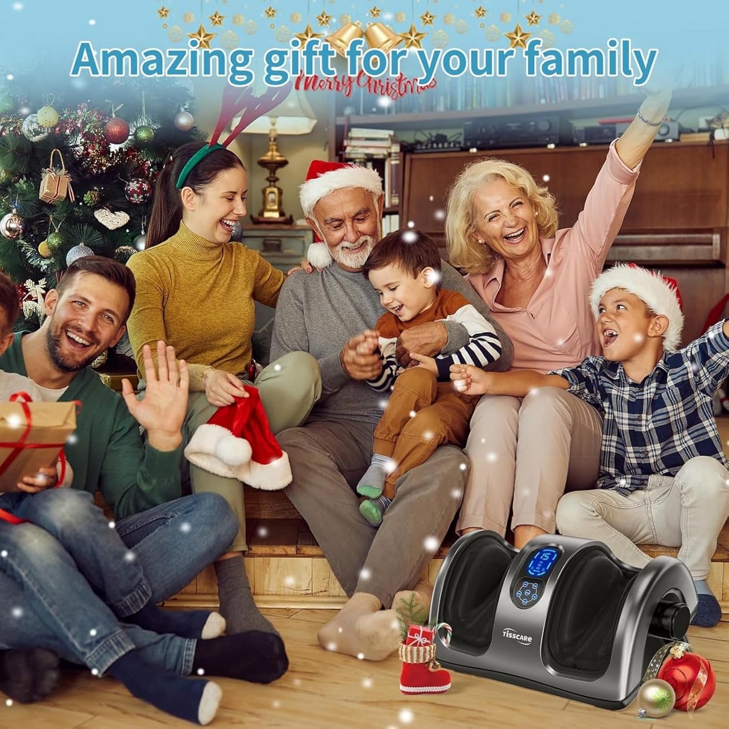Shiatsu Foot Massager with Heat for Pain Relief