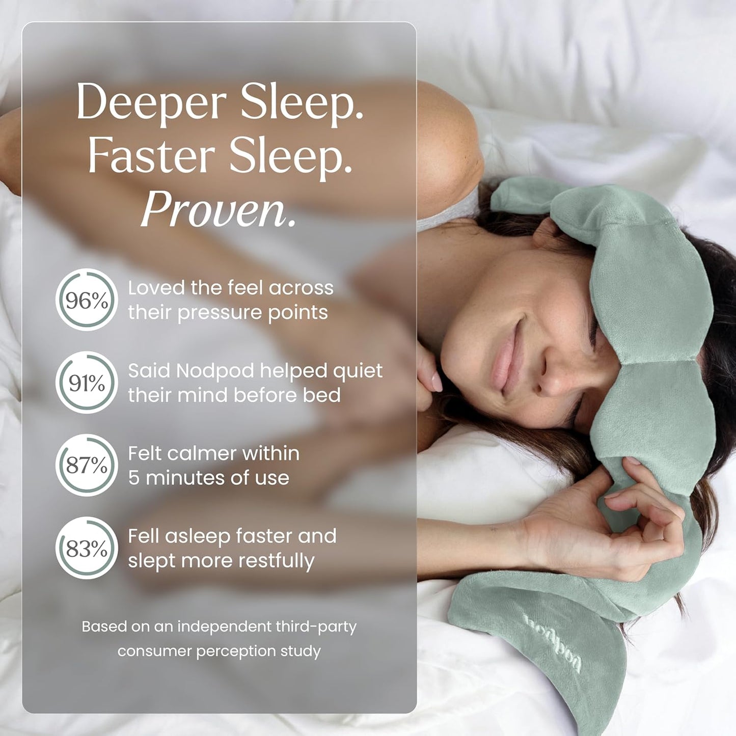 Gentle Pressure Sleep Mask for Better Rest