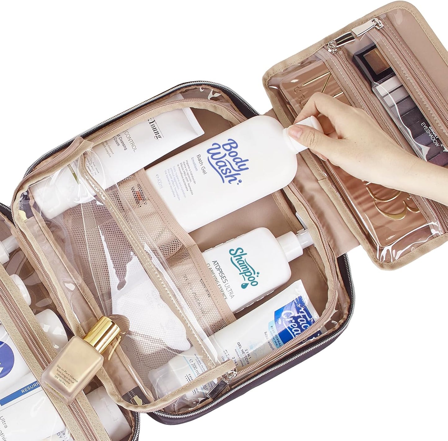 Women's Large Hanging Travel Toiletry Bag Organizer