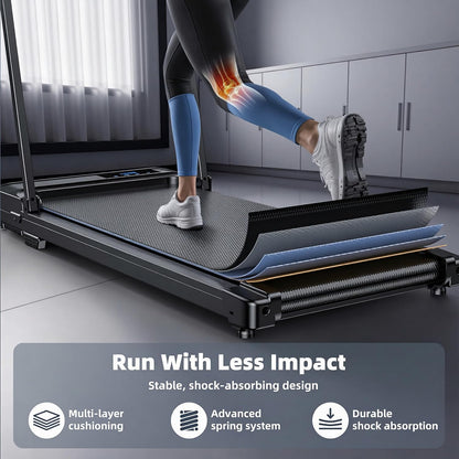 Folding Walking Pad Treadmill for Home & Office