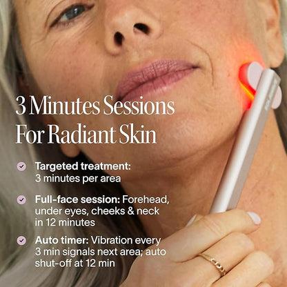 Red Light Therapy Wand 7-in-1 Face Eyes Neck Women