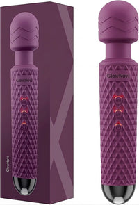 Cordless Handheld Wand Massager with 8 Speeds & 20 Modes