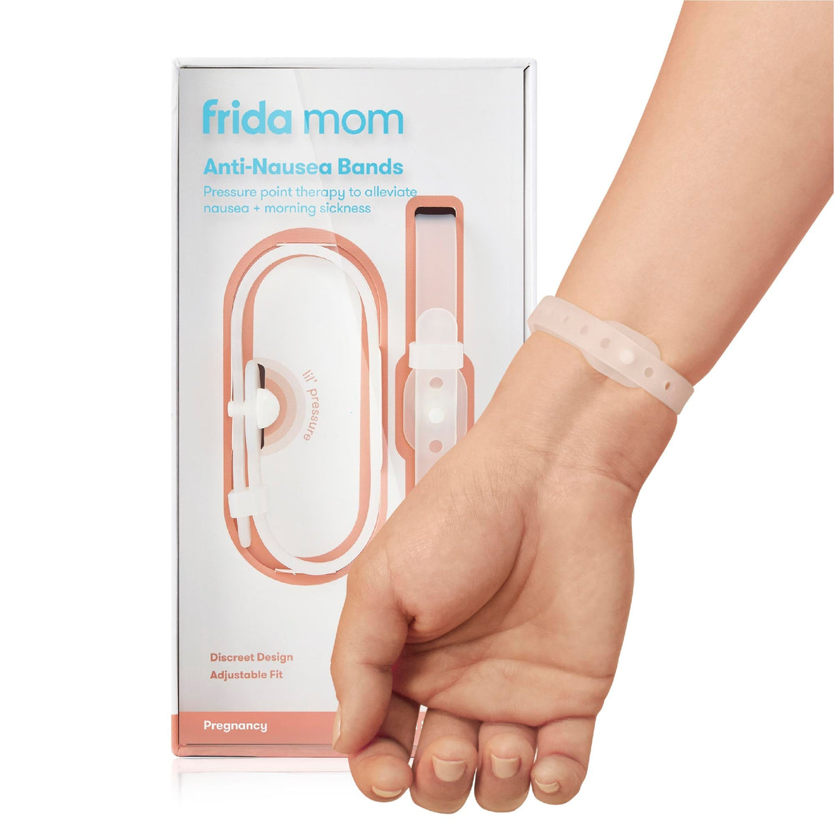Frida Mom Anti-Nausea Wristbands for Pregnancy, 2 Count