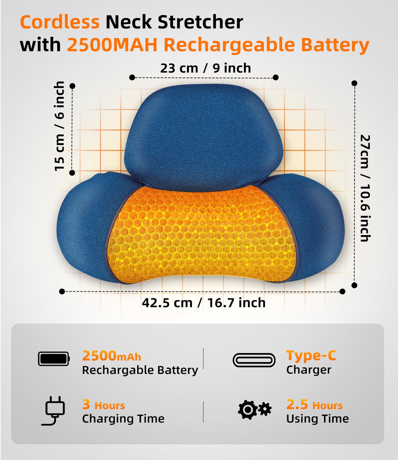 Heated Neck Stretcher Cervical Traction Pain Relief Women