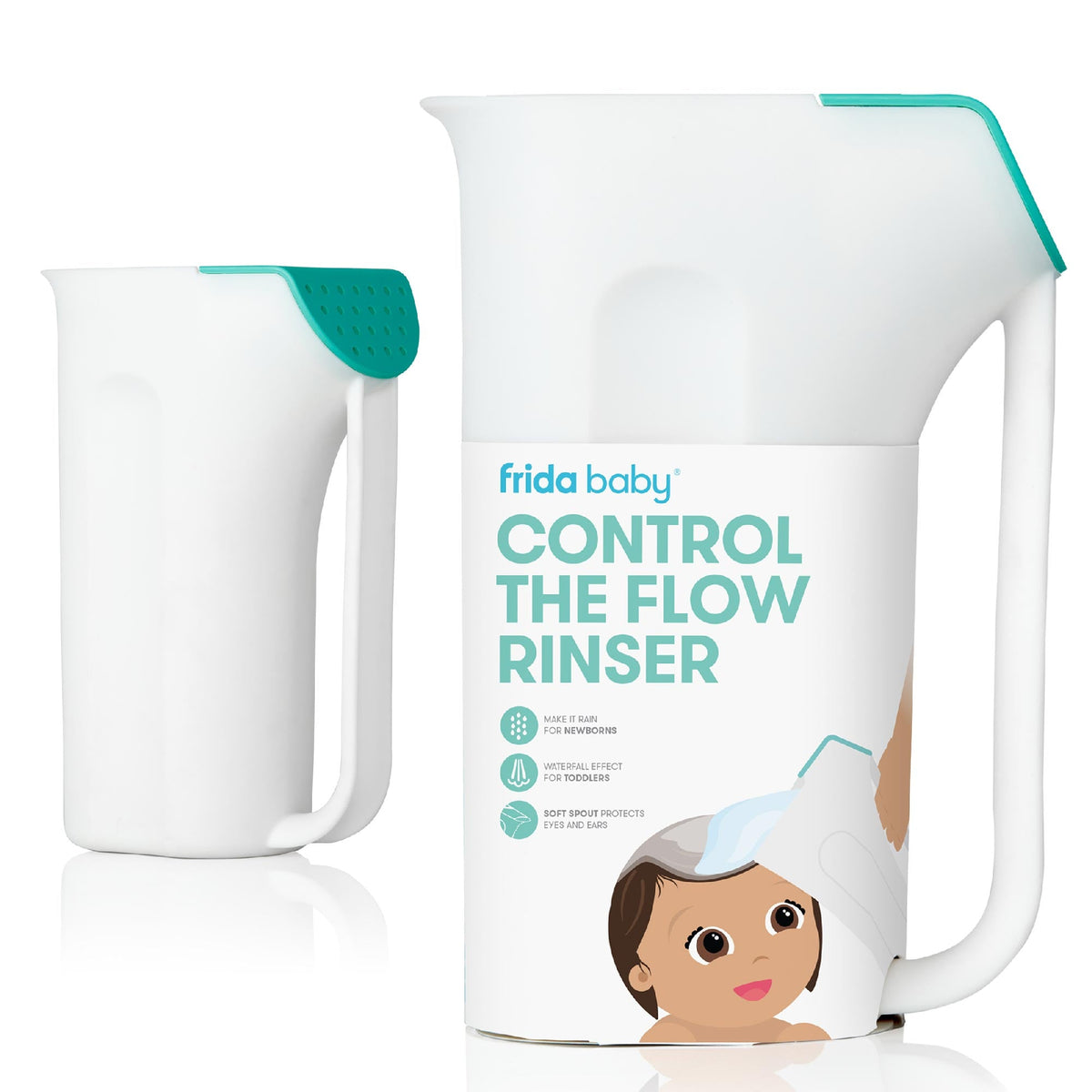 Frida Baby Control-the-Flow Bath Rinser for Newborns and Toddlers