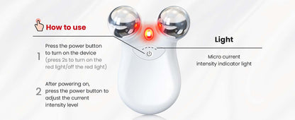 Microcurrent Face Lift Device EMS Anti-Aging Women
