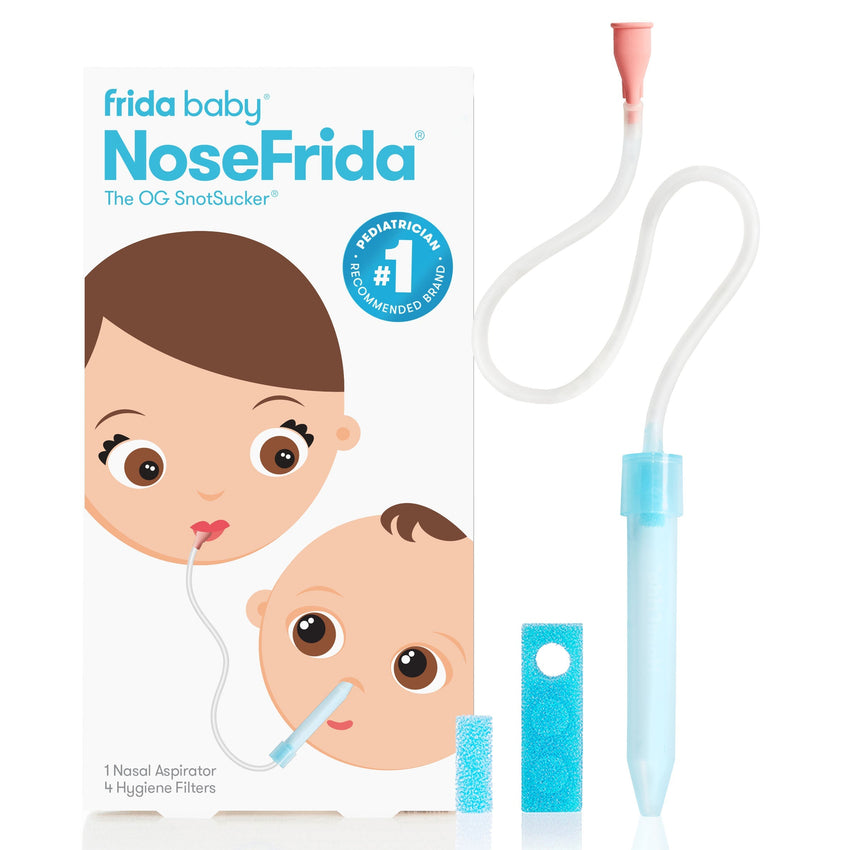 Frida Baby NoseFrida SnotSucker Nasal Aspirator with 4 Filters