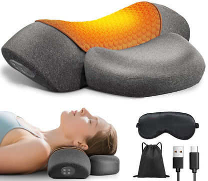 Heated Neck Stretcher Cervical Traction Pain Relief Women
