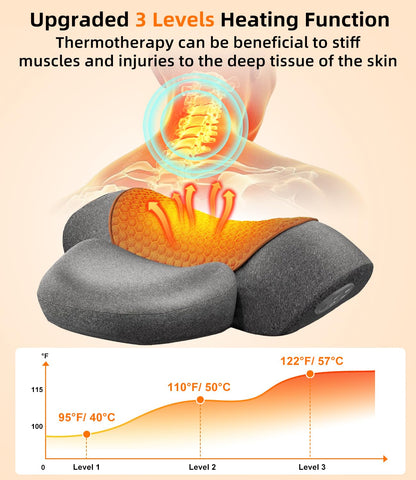Heated Neck Stretcher Cervical Traction Pain Relief Women