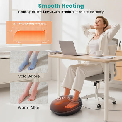 Foot Massager Electric Shiatsu Heated Women