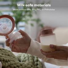 2-in-1 Manual Breast Pump Silicone Bottle + Replacement Lid