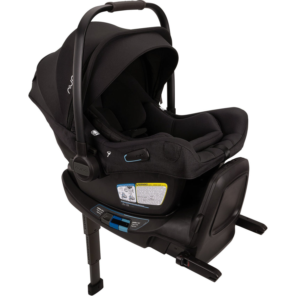 Nuna PIPA aire RX Infant Car Seat with RELX Base - Caviar / Chocolate