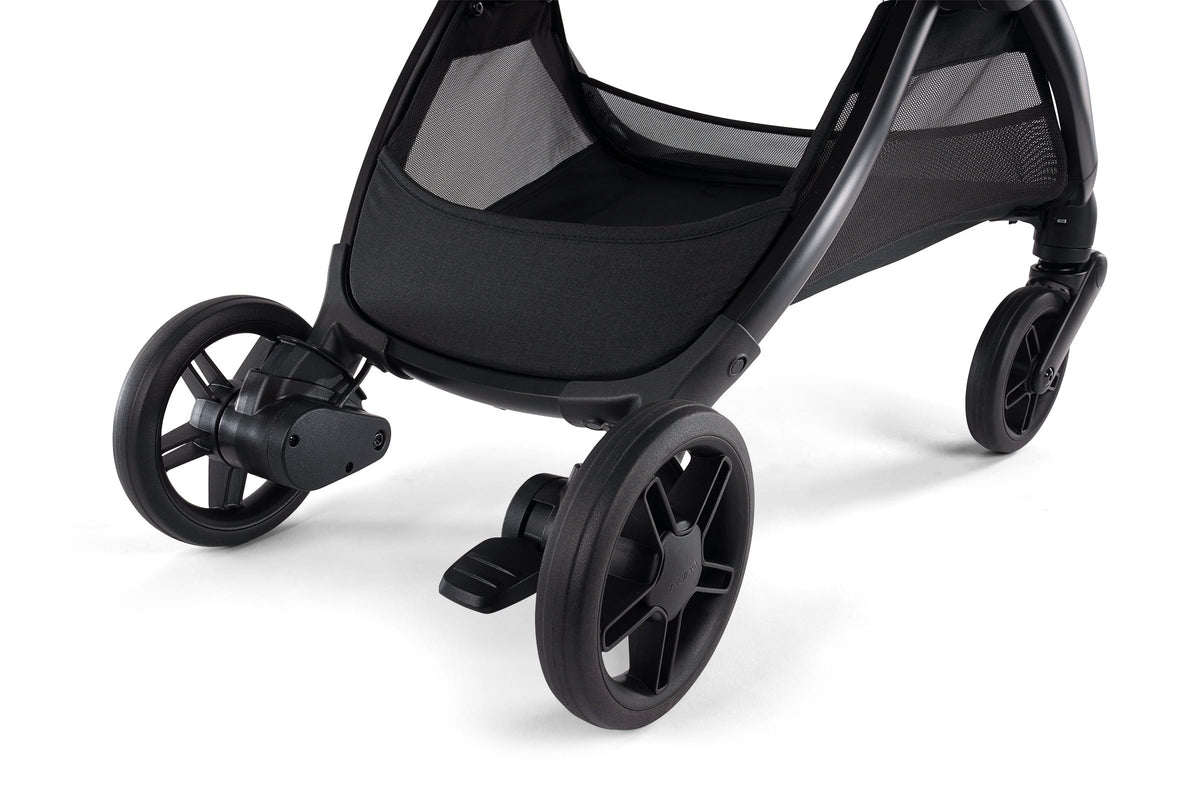 Nuna VIAA cabn Lightweight & Compact Stroller - Caviar