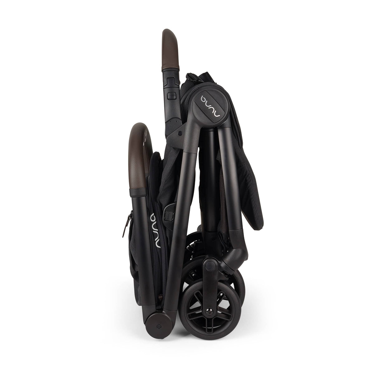 Nuna VIAA cabn Lightweight & Compact Stroller - Caviar