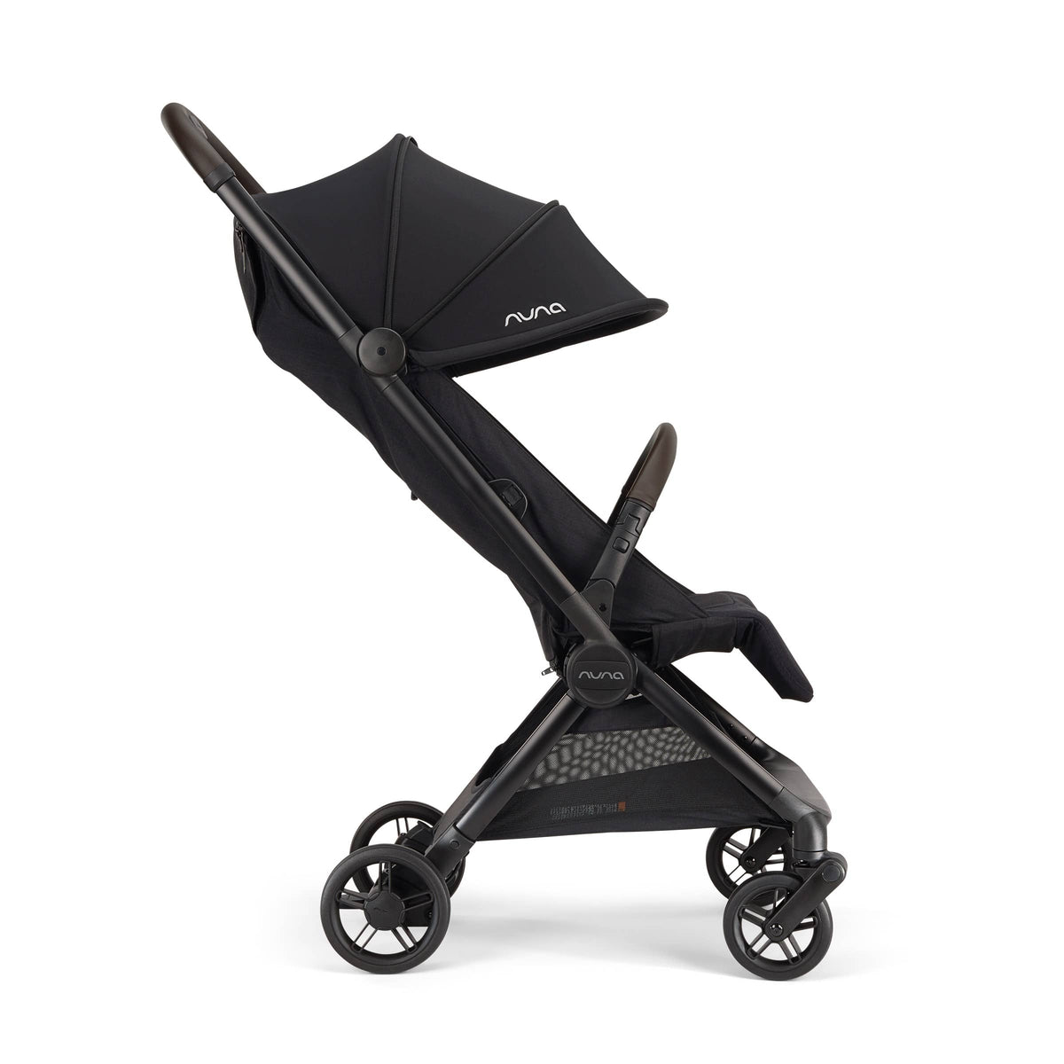 Nuna VIAA cabn Lightweight & Compact Stroller - Caviar