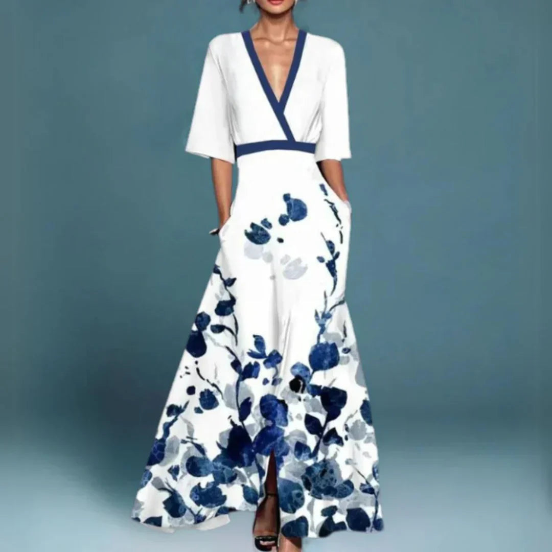 Women's Floral Elegant Maxi Dress