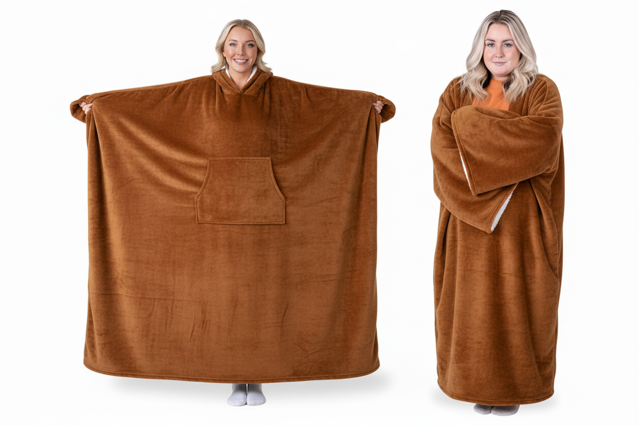 Wearable Blanket Hoodie for Women & Men