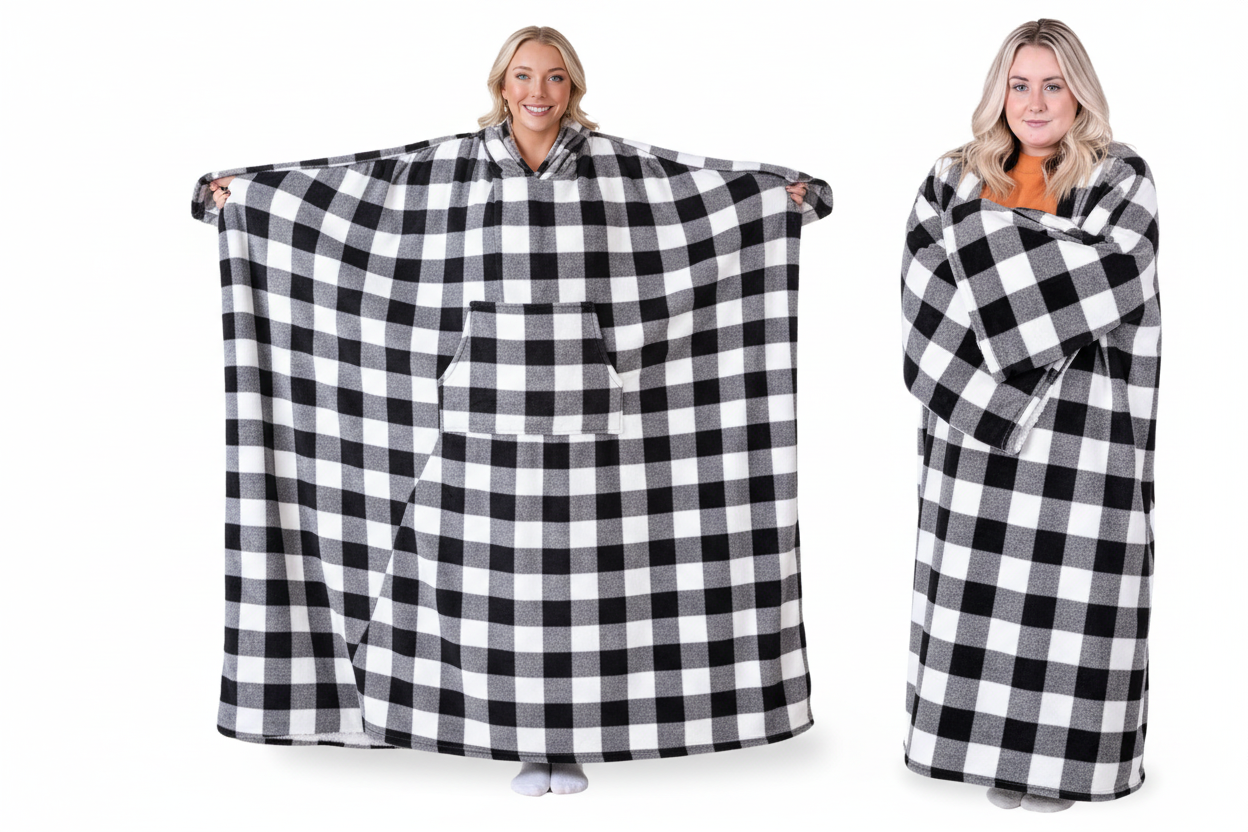 Wearable Blanket Hoodie for Women & Men