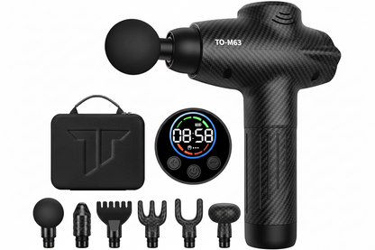 Deep Tissue Massage Gun with Multiple Attachments
