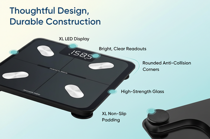Smart Bluetooth Body Weight & BMI Digital Scale