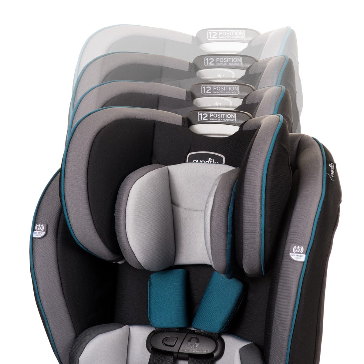 Evenflo EveryKid 3-in-1 Convertible Car Seat - Ontario Gray