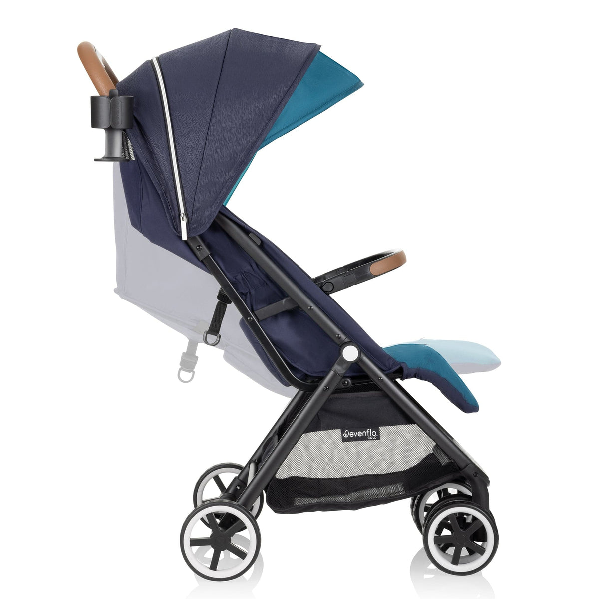 Evenflo GOLD Otto Self-Folding Lightweight Travel Stroller - Sapphire Blue